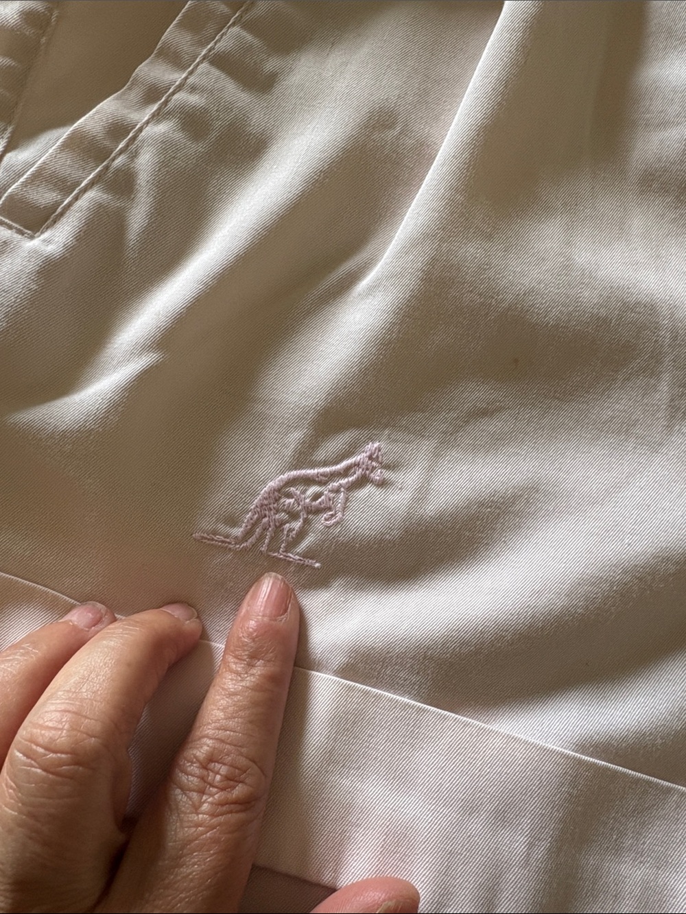Vintage Women's Australian L’alpina Light Pink Embroidered Shorts 46 XS Stains - Picture 5 of 11